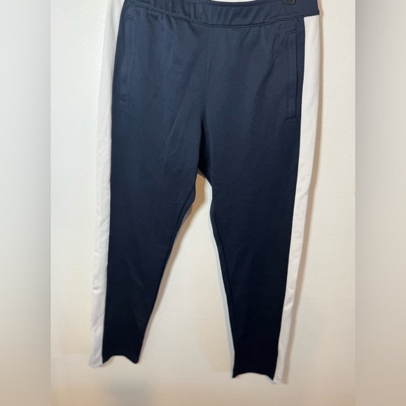 Tory Sport Track Pants Tori Blue Side Stripe Sz M Medium EUC - Picture 4 of 7